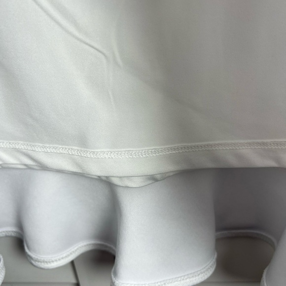 Lovers + Friends Stellar Ruffle Mini Skirt Women's Size Small White - Picture 3 of 8